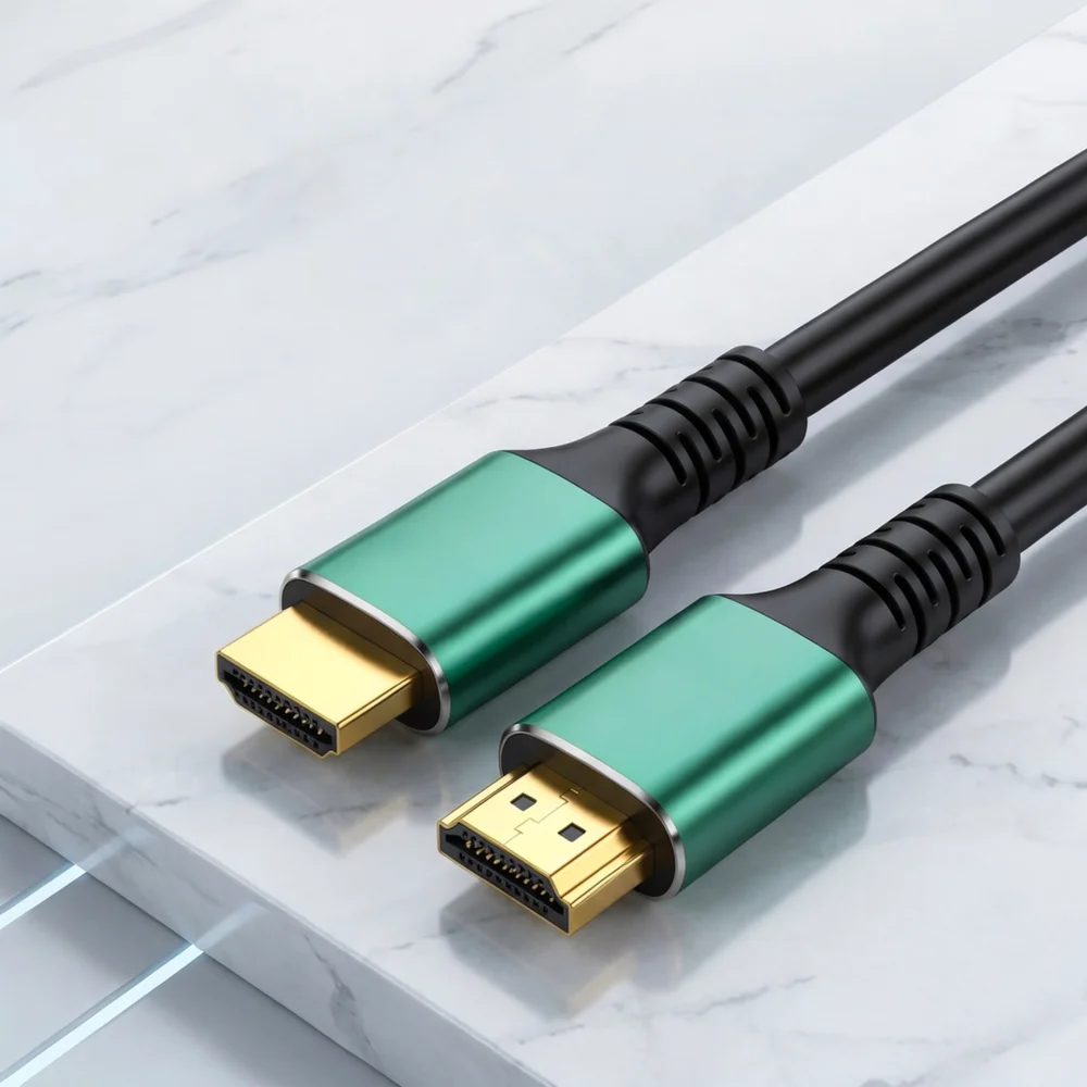 8K HDMI Cable 2.1 Male To Male Cord 48Gbps High Speed Lead For Gaming Monitor Laptop Projector Reliable Signal Transmission