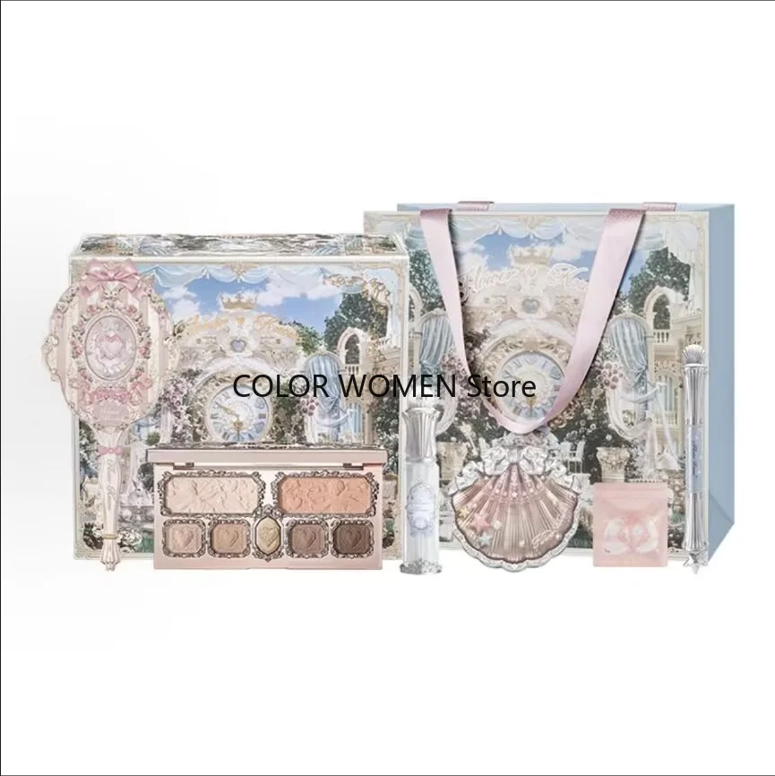 

Подарочный набор Flower Knows Flowery Tulip: блеск для губ, румяна, тени для век, набор для макияжа, подарок на День матери