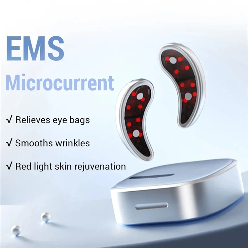 A15Q-Micro-Current LED Eye Massager Device To Alleviate Eye Lines, Swelling, And Fatigue