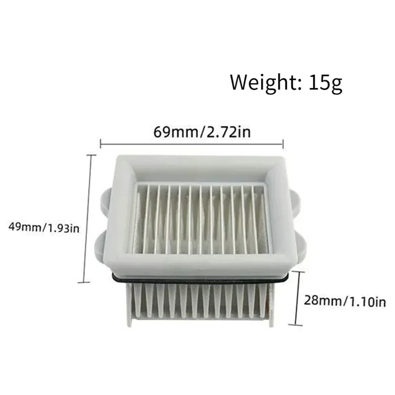 

For Roborock A20 A20pro Flexi Pro Floor Scrubber Accessories Filter Filter Replacement Pack Brush-A58E