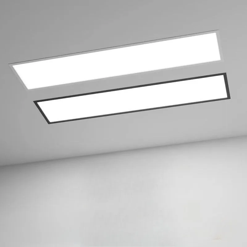 

Тонкий встраиваемый светодиодный потолочный светильник с плоской панелью, ультратонкий дизайн для офиса, коммерческого пространства, гипсокартон, монтажный декор комнаты