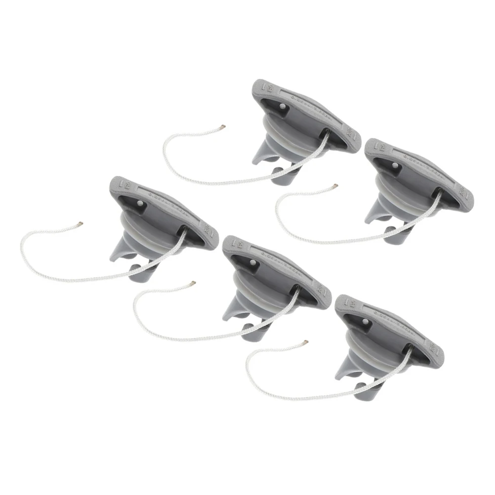 

5pcs Kayak Air Plug High-Pressure Boat Valve Cover Gray Cap For Inflatable Paddle Board Canoe Dinghy Replacement Structural
