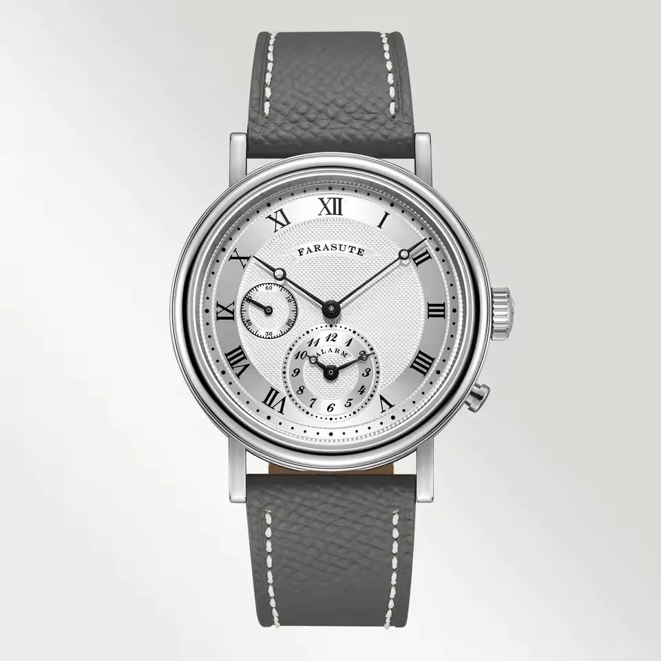 

FARASUTE Men Alarm Watch 38mm Quartz Wristwatch Sapphire Mirror 3ATM Waterproof Alarm Clock Countdown Function YM24A Mov