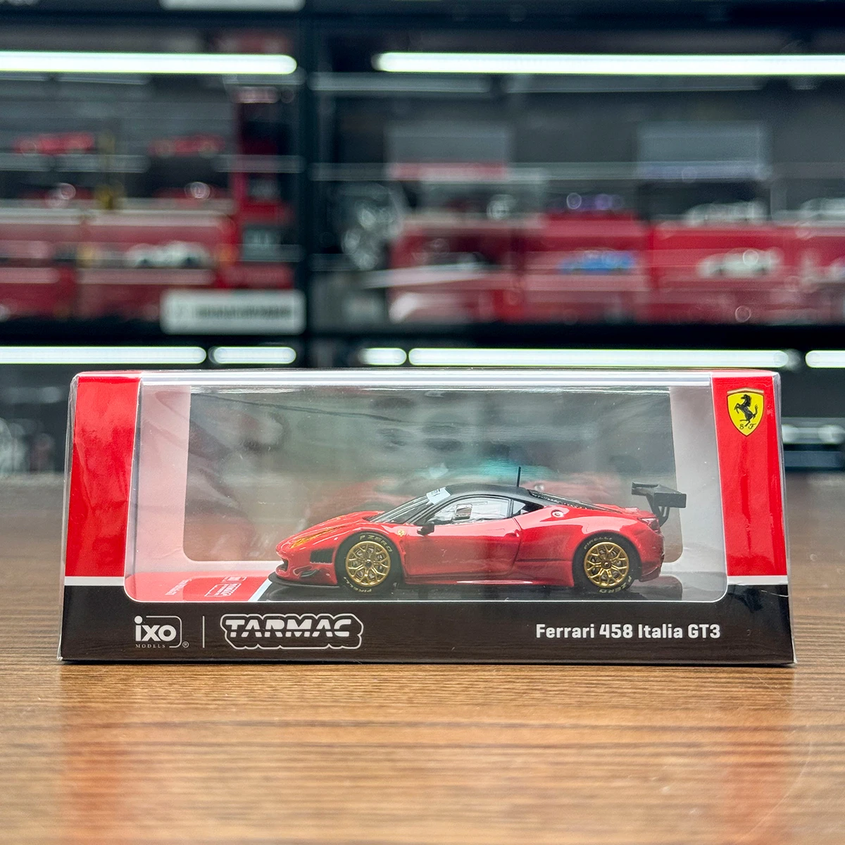 

Tarmac Works 1:64 Ferrari 458 Italia GT3 Red, литая под давлением модель автомобиля, коллекция игрушек