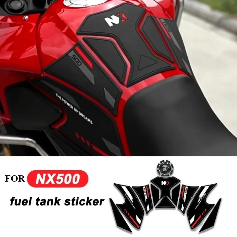 

For NX500 nx500 NX 2026 Motorcycle Rubber Fuel Tank Decoration And Protection Stickers Pad Bike Colorful Decals Can Choose Style