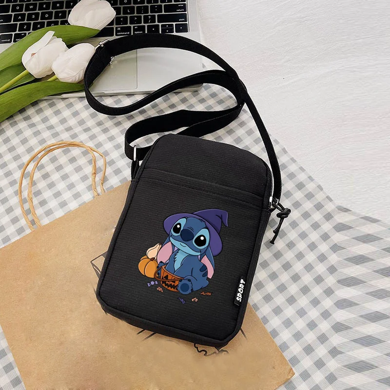 Kawaii Disney Lilo & Stitch Mini torba damska torba na zakupy codzienna damska torba na ramię nylonowa torebka damska Halloween torebki damskie