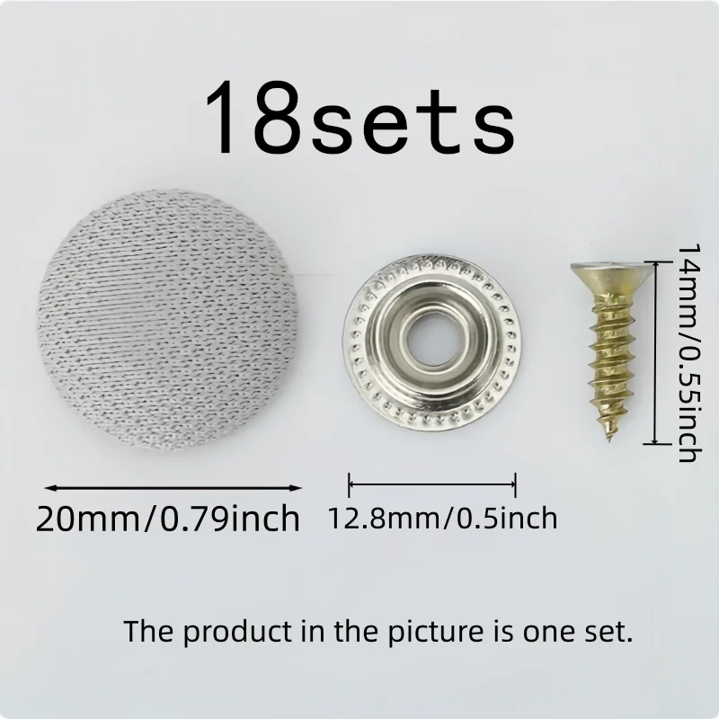 18 pcs Vehicle Headlining Clips, No Glue Required, Vehicle Ceiling Overhaul Auto Interior Restoration, Universal Car SUV Fit