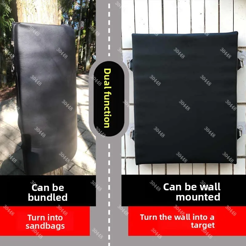Tree-Mounted Punching Target Microfiber Tree Pad Wall-Mounted Striking Pad Outdoor Portable Strap-On Boxing Sandbag