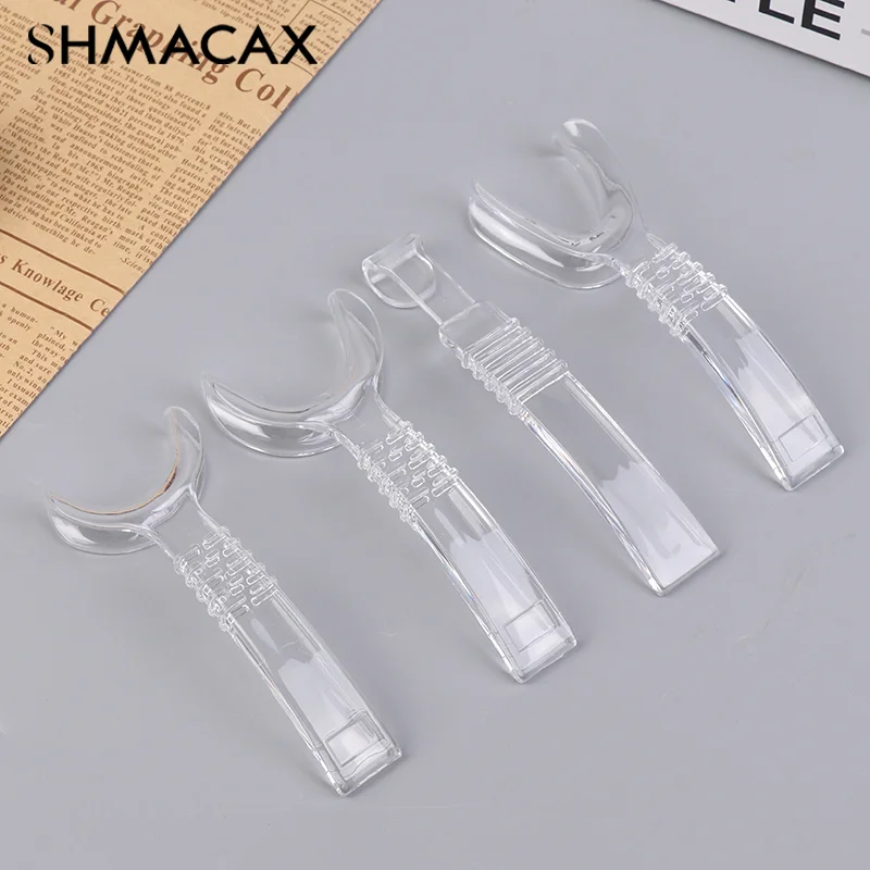 Transparent Oral Lip Retractor Dental Mouth Opener Side Hook Expander Lip Press Plate Orthodontic Photography Props Dentist Tool