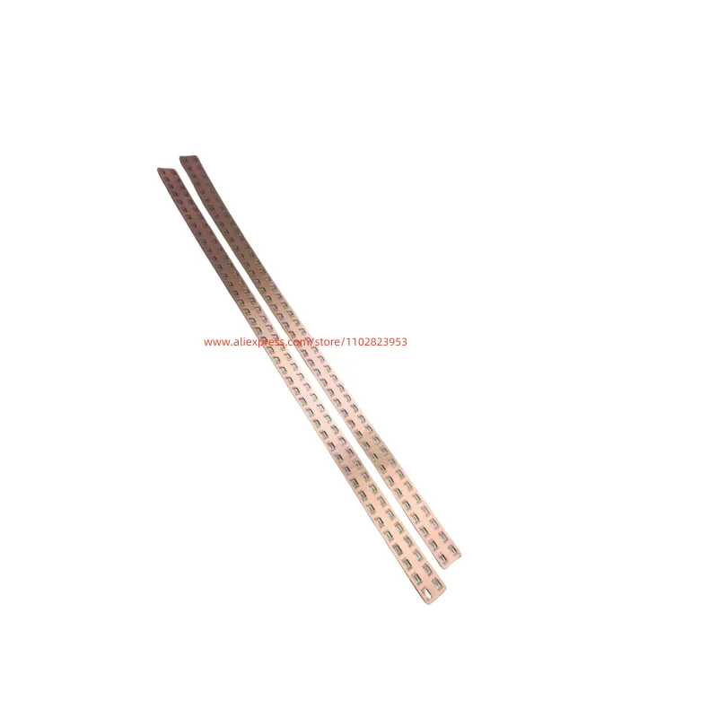 6PCS 21700 Copper-Nickel Strip 2P 0.3MM Copper Busbar Straight Sort Cell Spacing 21.4MM2PCS Copper Nickel Alloy Direct sort