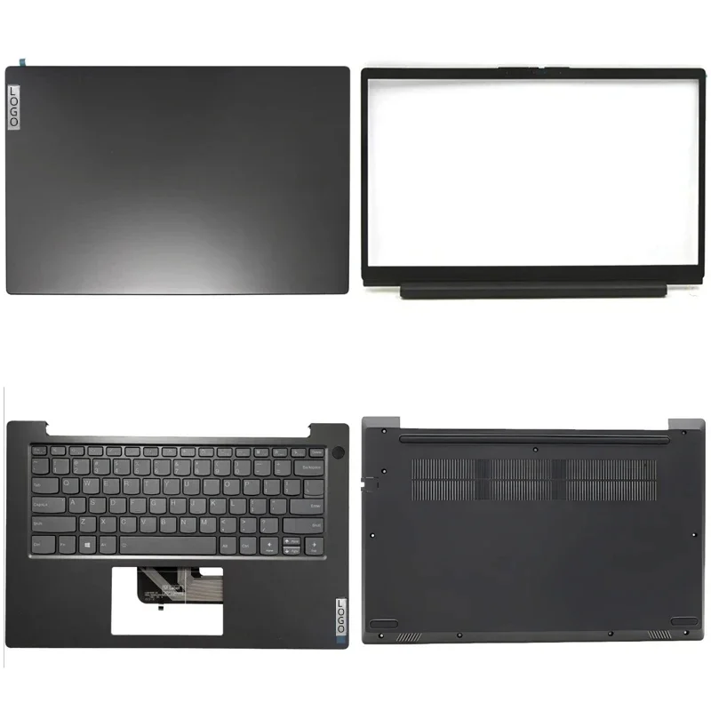 

New Original For Lenovo V14 G2 ALC ITL Laptop LCD Back Cover Front Bezel Upper Palmrest Bottom Base Case Keyboard Hinges