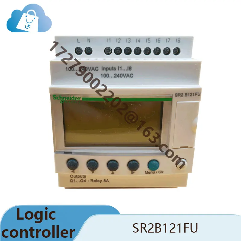 

New original SR2 B121FU Zelio 12-bit logic controller with panel 24VAC voltage with 8-bit input and 4-bit relay output sr2b121fu