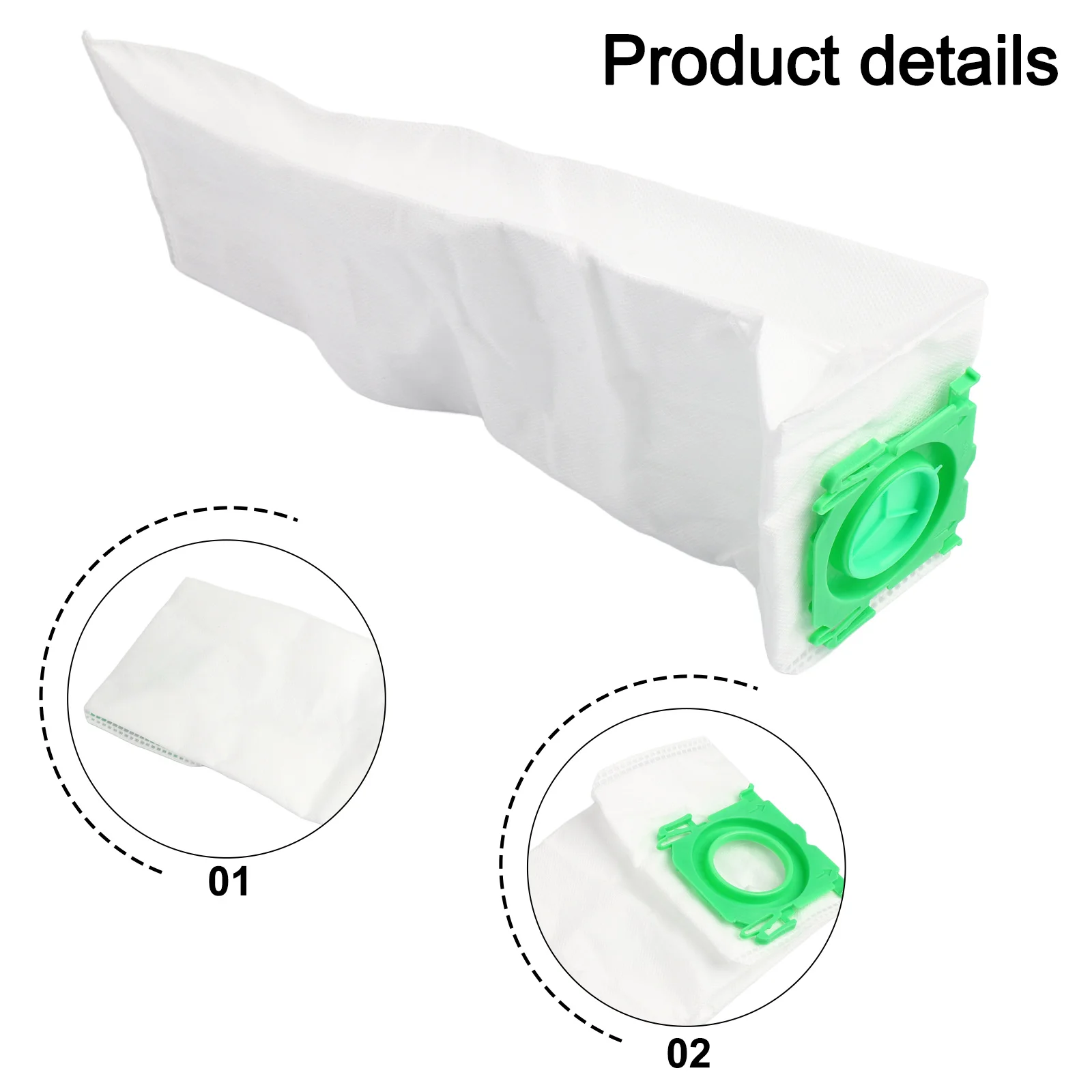 8 Pack Dust Bags Dust Bags For Home Use Easy To Replace For Sebo For Sebo For Sebo 370 Spare Parts For Vacuum Cleaners