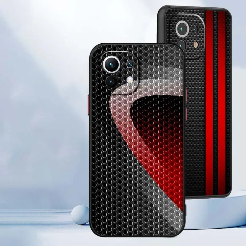 Carbon fiber pattern For Xiaomi 14T 13T 13 12T 12 12S 11T 11 11i 10 10T Ultra Pro Lite Frosted Translucent Phone Case - Image 6