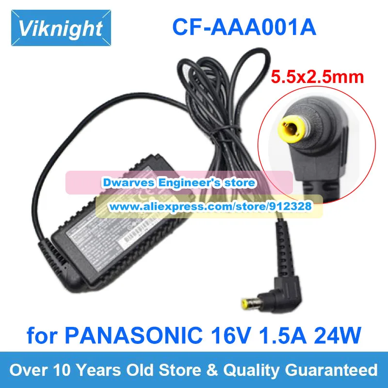 

Genuine CF-AAA001A Ac Adapter 16V 1.5A 24W Laptop Charger for Panasonic TOUGHBOOK CF-B5 CF-M1 Power Supply 5.5*2.5mm