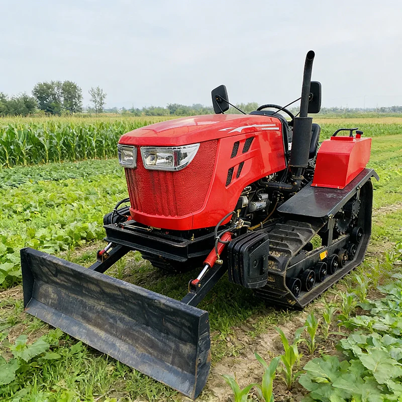 

Customized 80 HP Crawler Tractor, Water & Dry Land Dual-Purpose Rotary Tiller