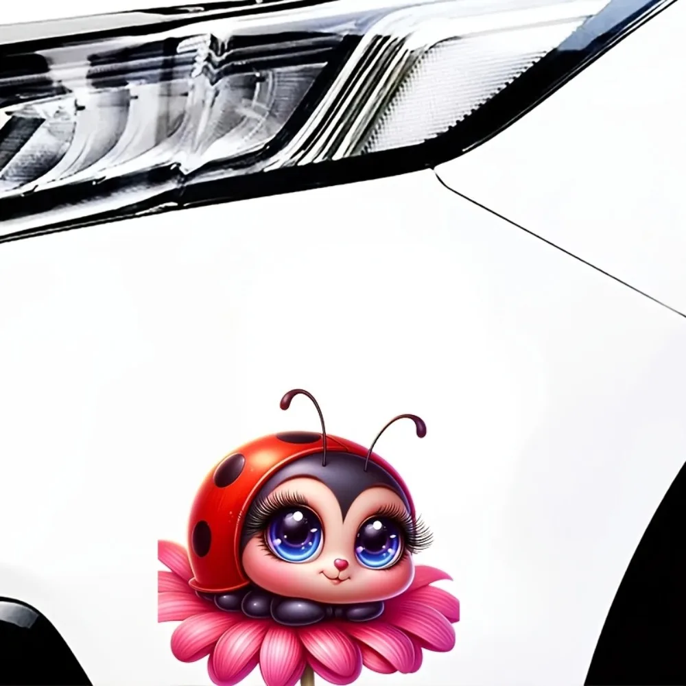 1 Cute Animal Vinyl Sticker Suitable for Cars Trucks Motorcycles Windows Walls Self adhesive Single Use Can Be Attached to
