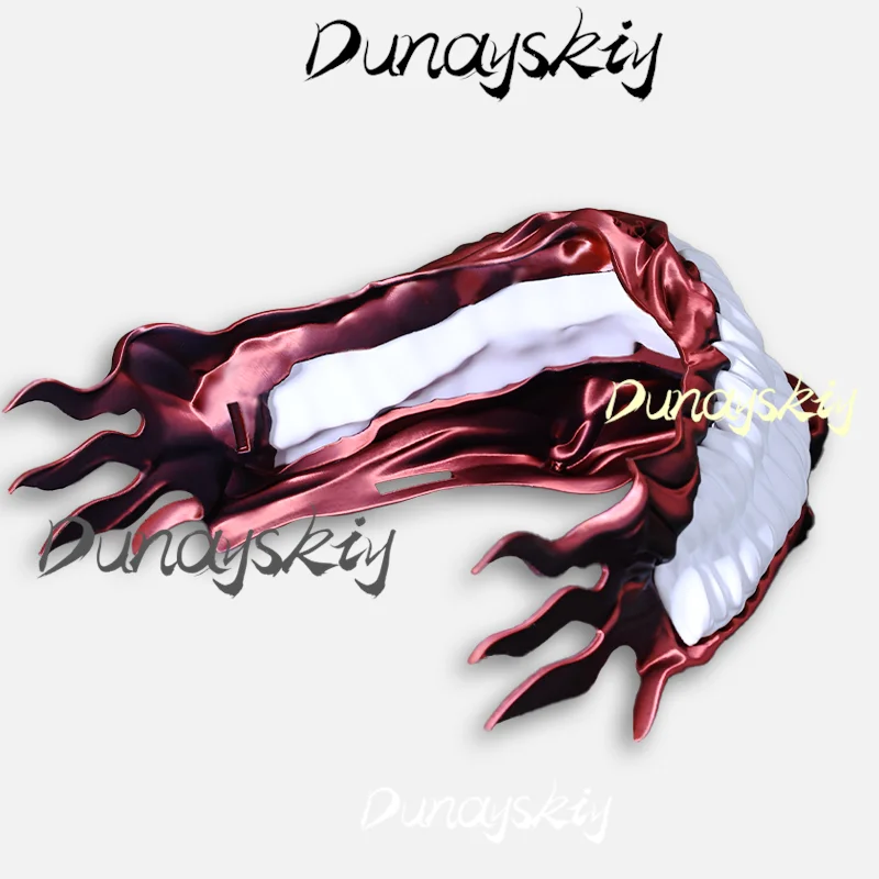 قناع بولي كلوريد الفينيل وثلاثية الأبعاد أسود أحمر الدعائم قناع Dandadan Okarun أنيمي تأثيري لعب الأدوار لهدايا حفلة عيد الميلاد عيد الميلاد مخصصة