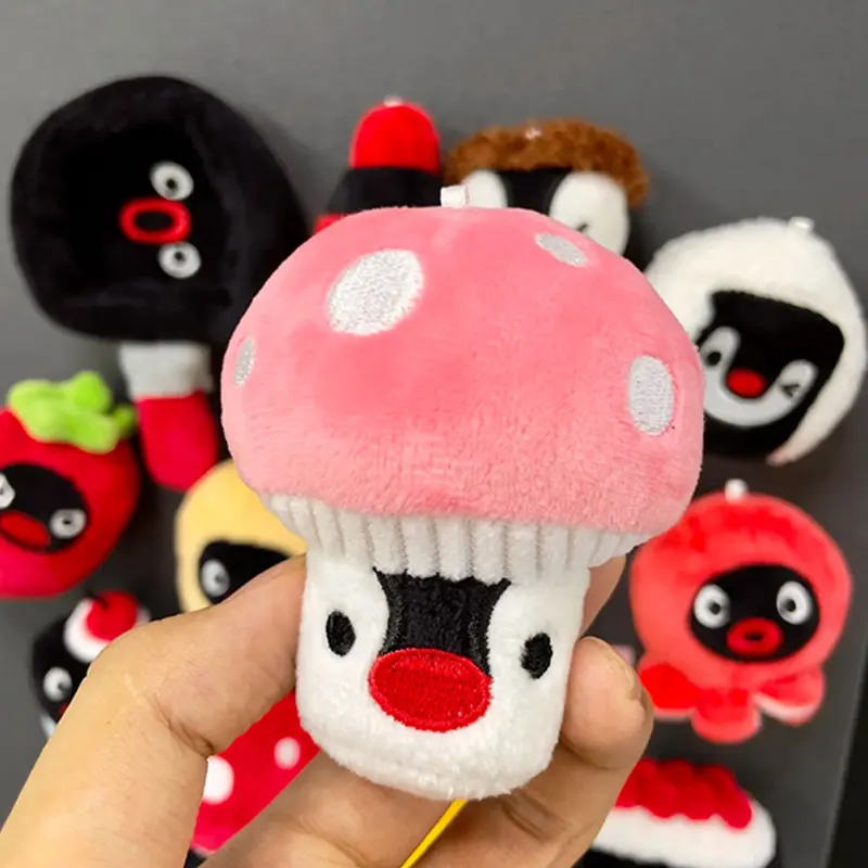 

Плюшевая наклейка серии Penguin's Delicious Life, слепая коробка, милая кукла-пингвин, подарок, магнит на холодильник, модная кукла, милая игрушка, популярное аниме