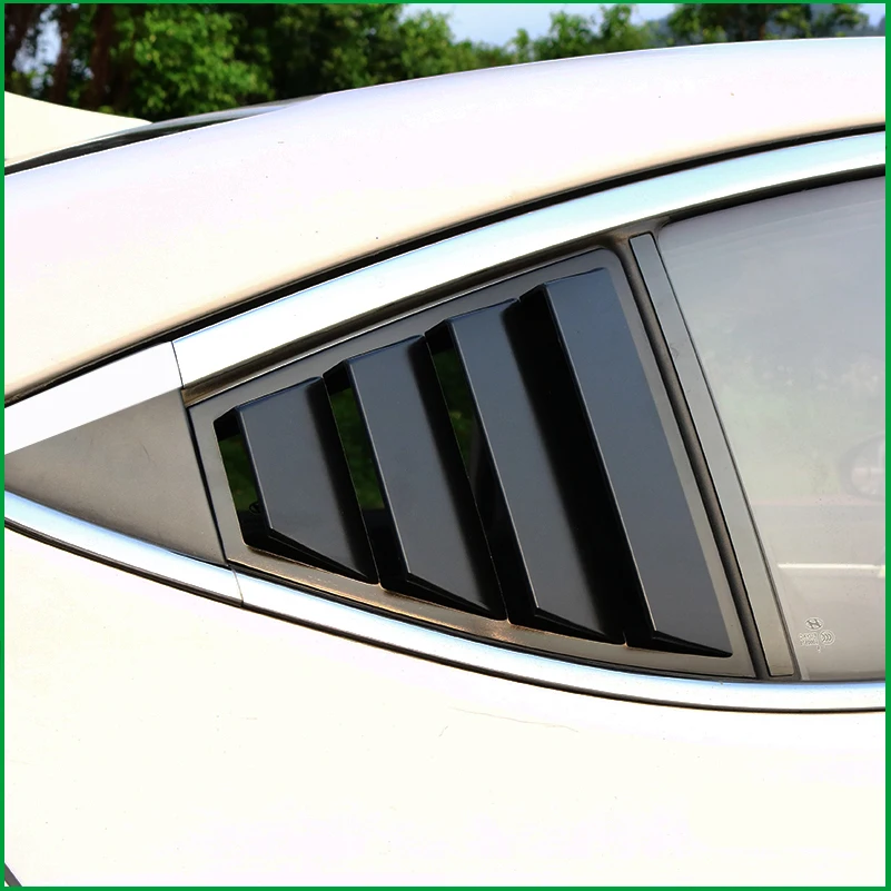 

For Hyundai Elantra 2016-2018 ABS Rear Window Blind shades Louver Frame Sill Molding Cover Sticker Trim Car-Styling