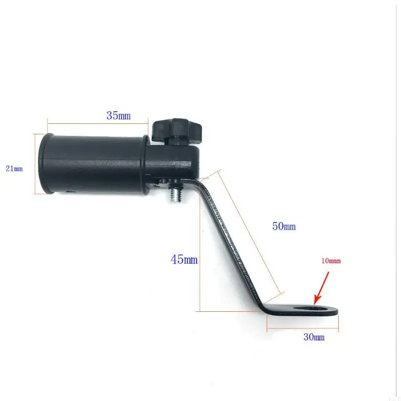 

2025 New Universal Motorcycle Rearview Mirror Clamp Mount Holder 10mm GPS Phone Bracket for Scooter Moped ATV