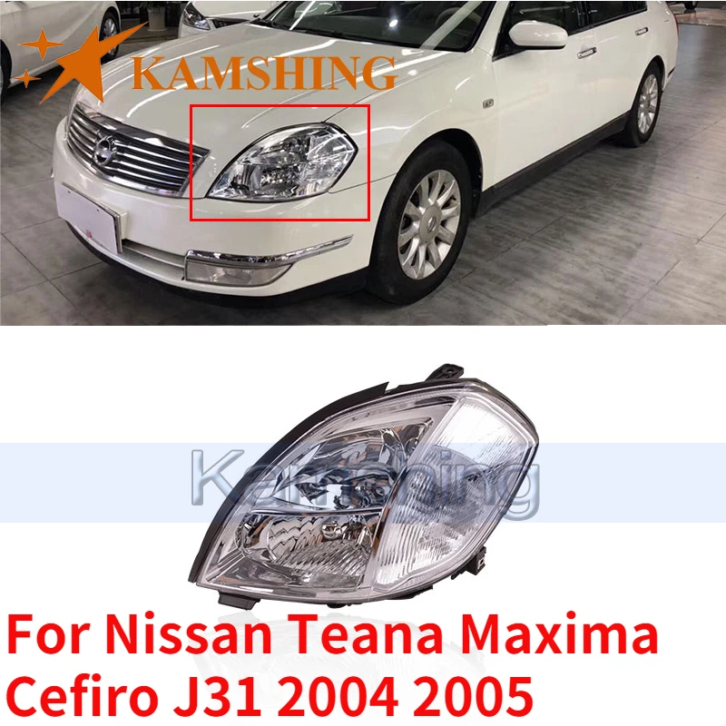 

Фара переднего бампера CAPQX для Nissan Teana Maxima Cefiro J31 2004 2005, фара, галогенная или ксеноновая фара