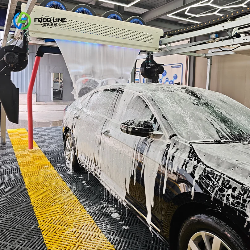 Fully Automatic Contactless Car Washer for Commercial Water Saving Cleaning Machine Custom