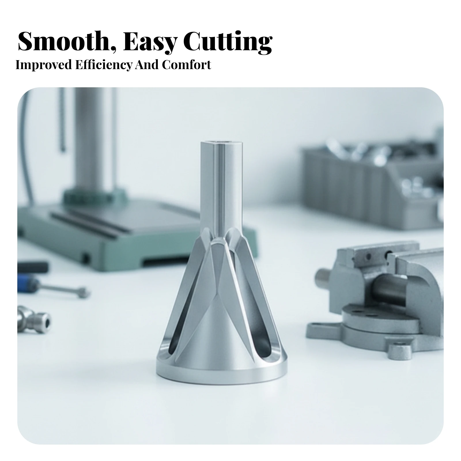 Triangular Shank Chamfering Tool 7-20 Mm Range Chamfering Tool External Deburring Drill Bit Easy to Use Conical