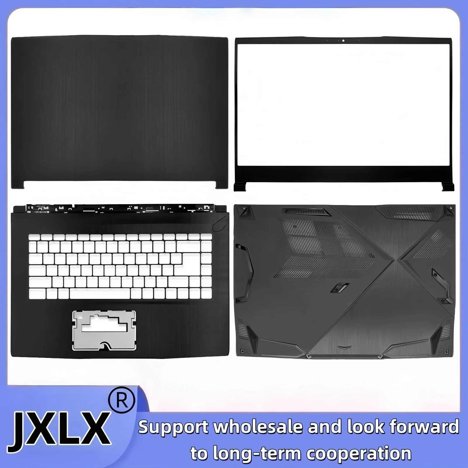 JXLX® New For MSI GF63 MS-16R1 16R3 16R4 16R5 16R8 Laptop LCD screen back cover/LCD Bezel cover/palmrest cover/Bottom Base Cover
