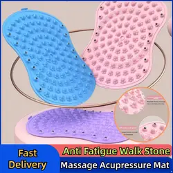 Foot Yoga Massage Acupressure Board Mat Anti Fatigue Walk Stone Acupoint Mat Particle Portable Massage Tool For Walking