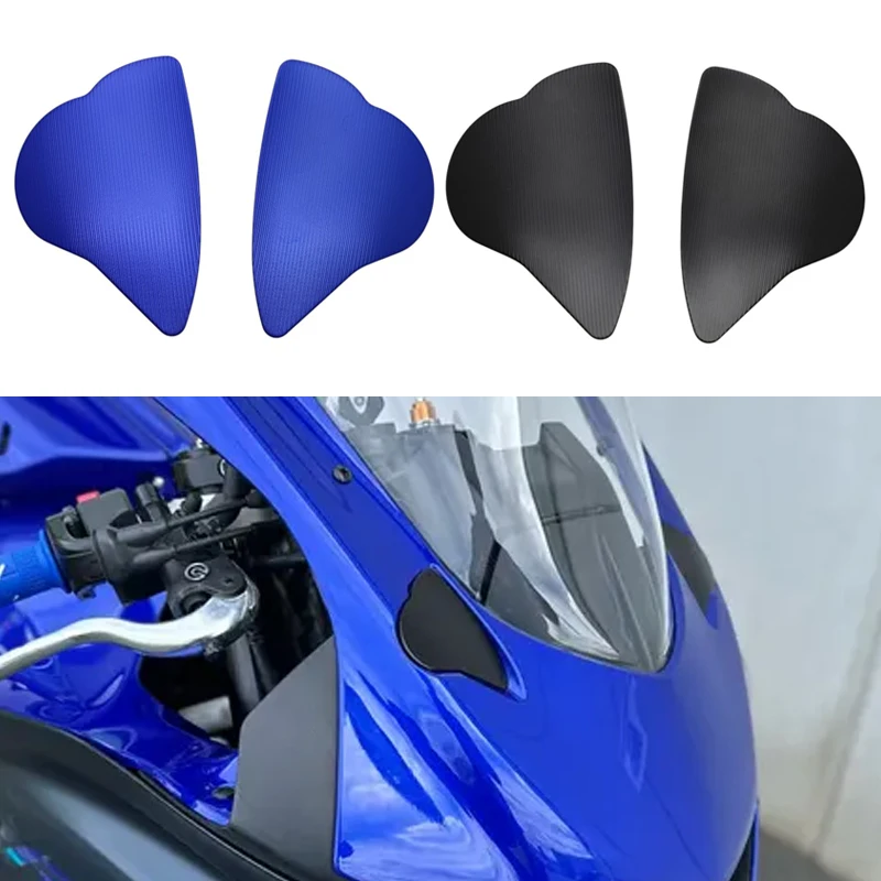 Windshield Drive Eliminator Mirrors Hole Cover Rearview Mirror Base For YAMAHA R6 2017-2023 R7 2022-2023 2021 2022 Motorcycle