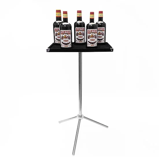 صينية طاولة الساحر (ديكور فضي) طاولة سحرية احترافية، صينية خدع سحرية، صندوق بطاقات العملات المعدنية، سحر قريب