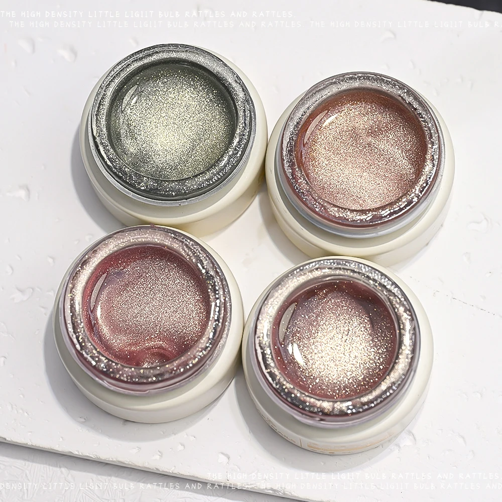 ยาทาเล็บแม่เหล็ก 4jar 8ml รุ่น Golden Autumn Pop Glitter Cat Eye  เนื้อเจลแม่เหล็กแบบไหม Moonlight  เคลือบเงาแบบแก้ว  ล้างออกได้ด้วยน้ำยาล้างเล็บ  ชุดทำเล็บเจลยูวีแอลอีดี