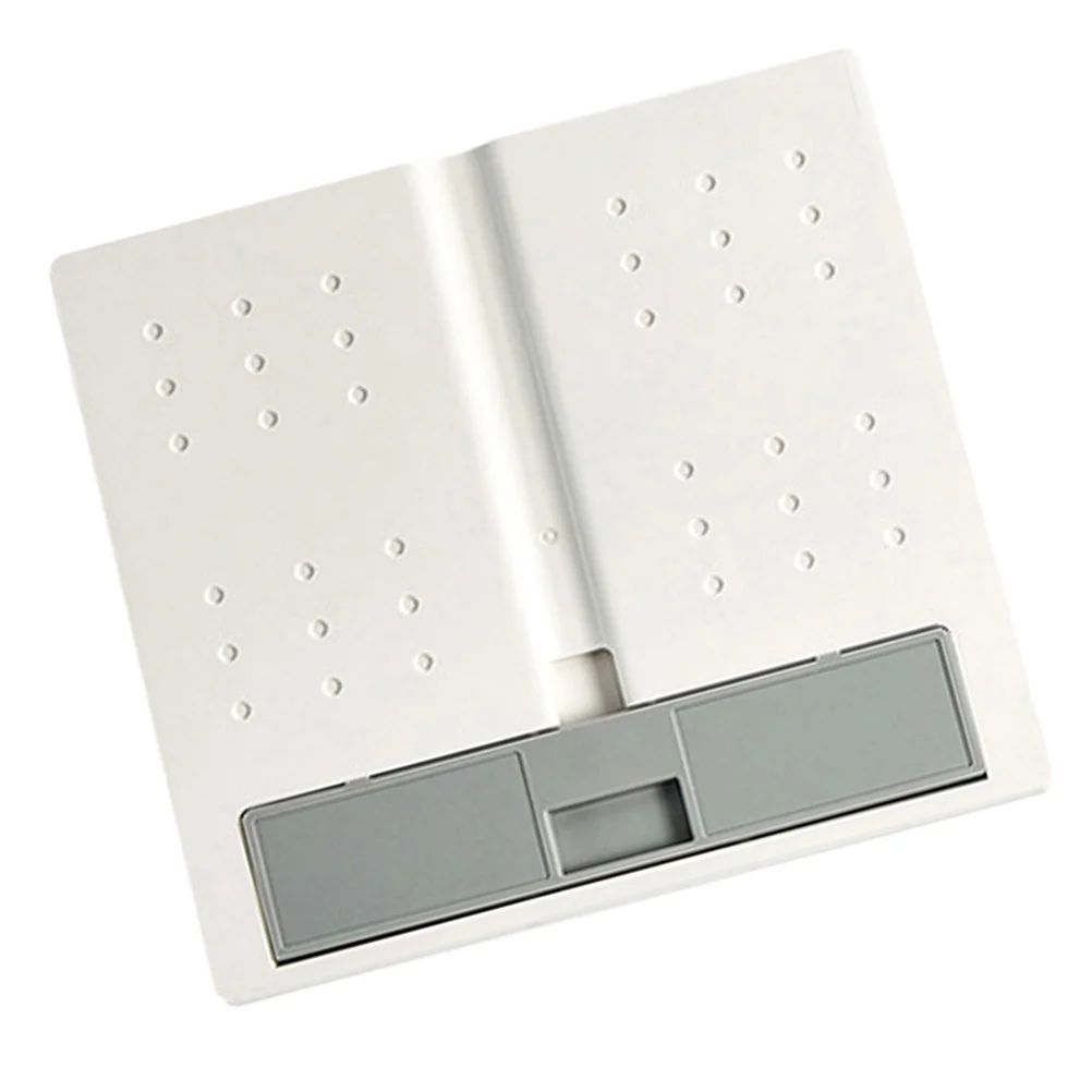 

Adjustable Angle Household Reading Stand Book Holder For Books Laptops Music Scores Foldable Storage White Study Cookbook Stand