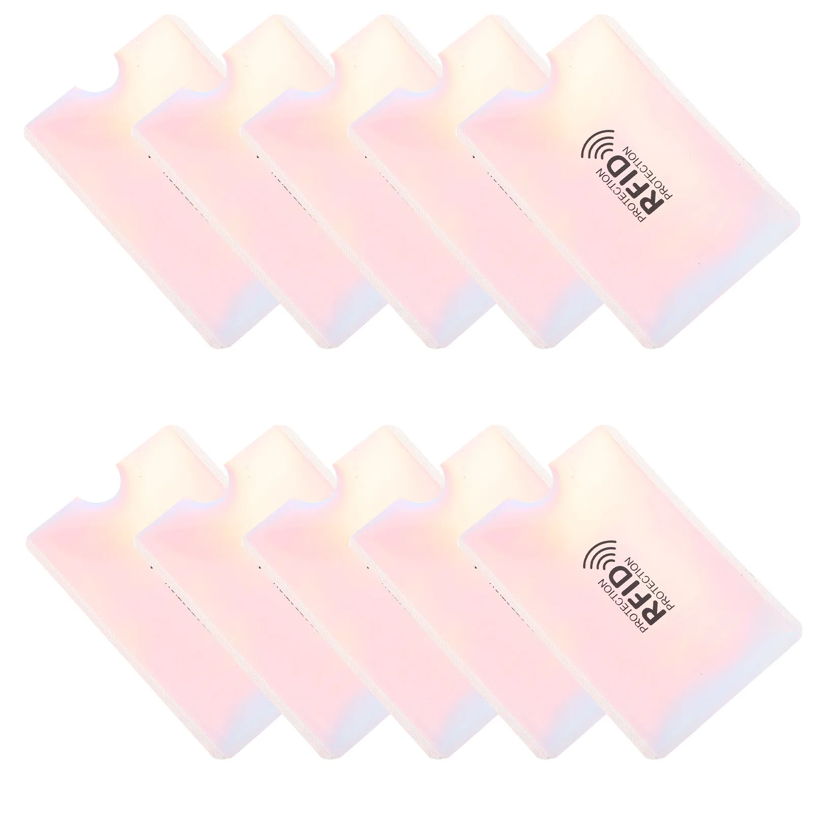 

10Pcs Id Card Protective Sleeves Multi-Function Credit Bank Card Holders Suitable for Business Trip Travel Shopping Occasions
