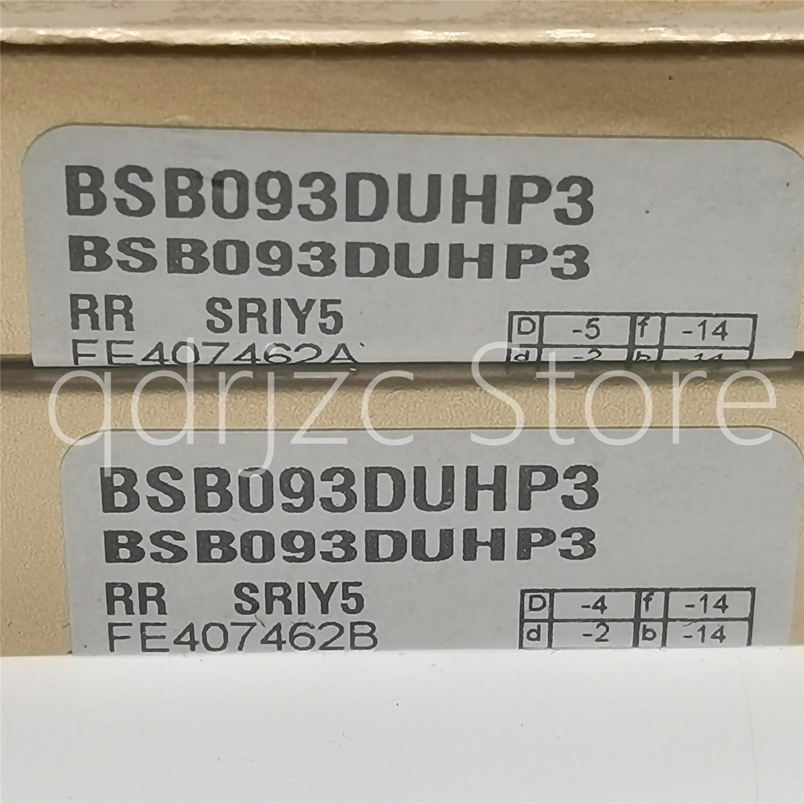 Angular contact ball bearing BSB093DUHP3 = MM9308WI2H L093H BST23.8X62-1B P4 23.838mm 62mm 15.875mm