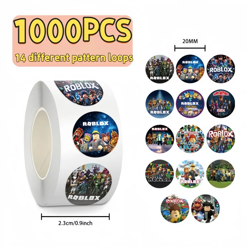 Gaming Accessories Roblox - 1000Pcs Cartoon Roblox Sticker Notebook Cup