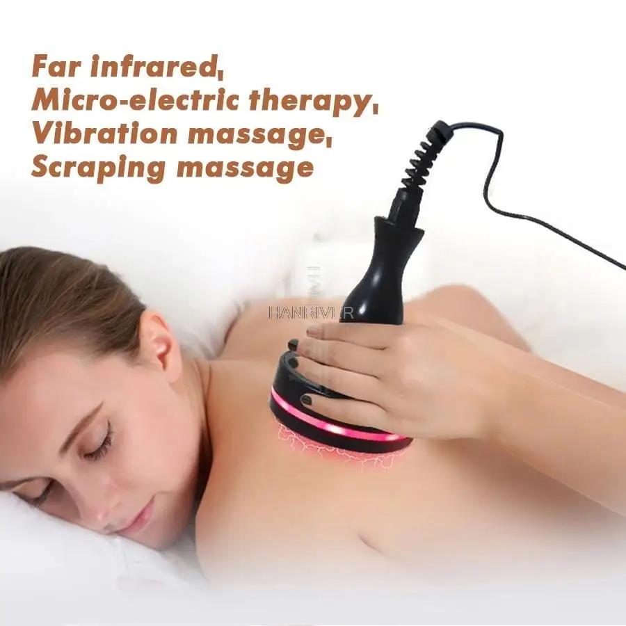 

Electric Gua Sha Massage Comb Anti Cellulite Brush Scrape Therapy Infrared Body Detoxification Fat Burner Slimming