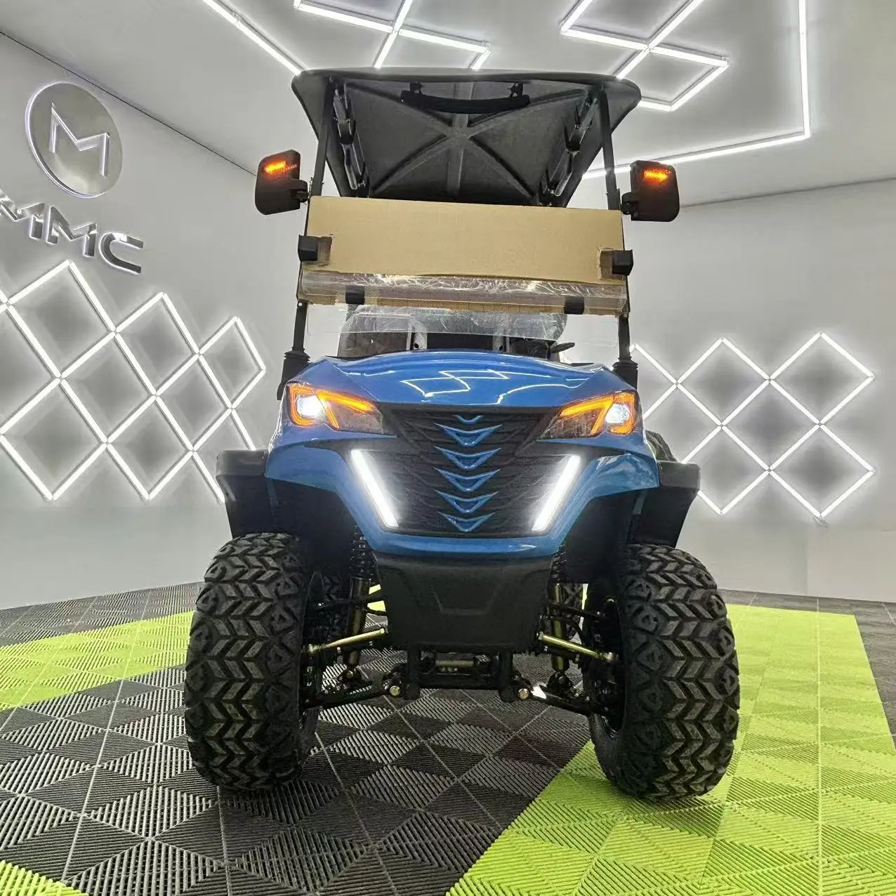 Electric Golf Cart Rustproof with Rear Cargo Box 48/60/72V Battery 4000/5000/7500W Motor 2/4/6 Seat Club Car by Lead/Lithium