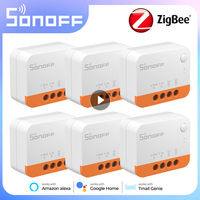 SONOFF MINIR4 Zigbee Smart Switch 2 Way Control Mini Extreme Smart Home Relay Support R5 S-MATE Voice Alexa Alice Google Home