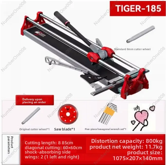 Manual Tile Cutter Brick Polished Tile Ceramic Cutting Tool Push-type High Precision Cutting Machine Table