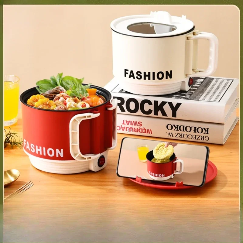 

Multi functional steaming and cooking small cooking pot, instant noodle pot, small hot pot wholesale