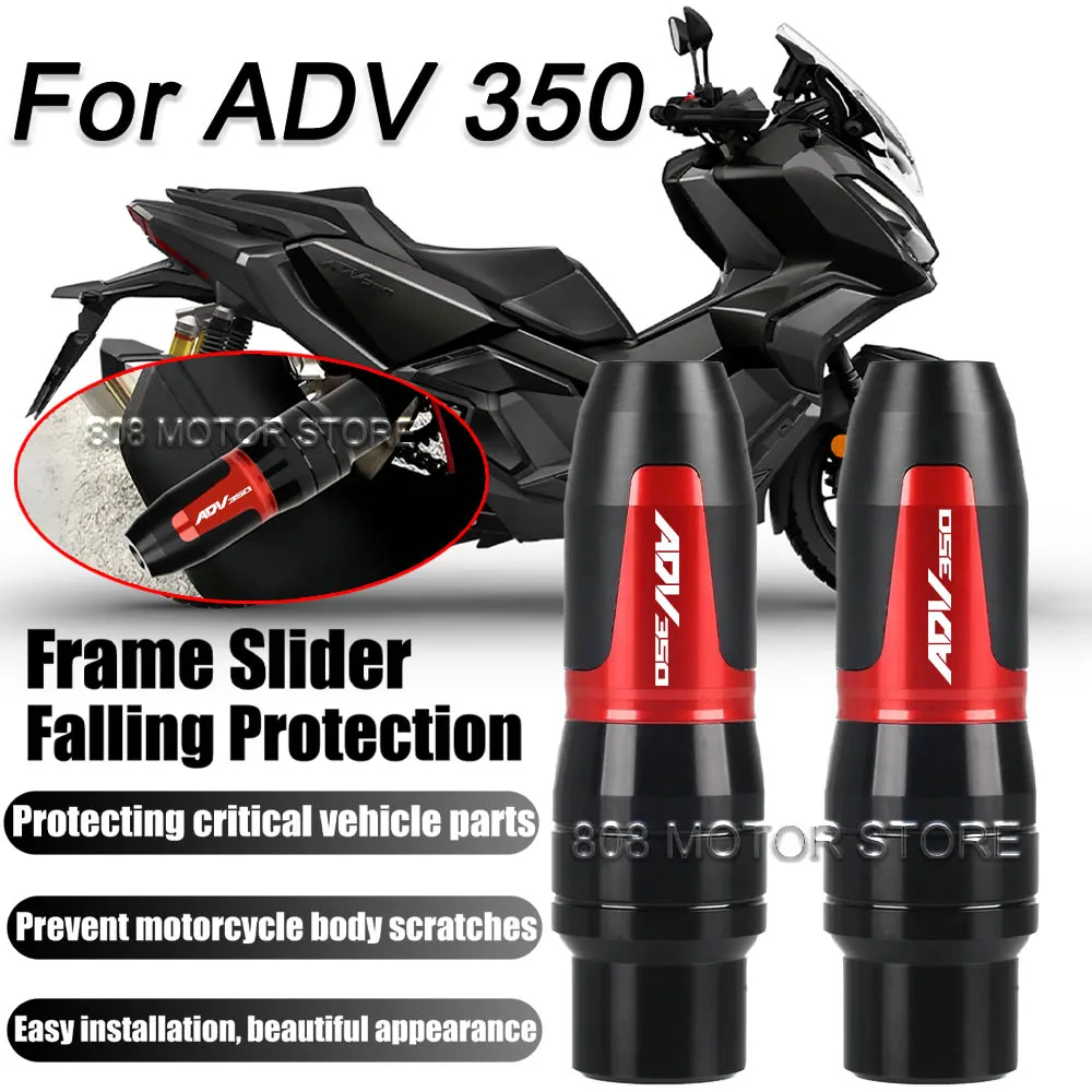 

For Honda ADV350 adv350 Motorcycle CNC Accessoires Falling protection Exhaust Slider Crash