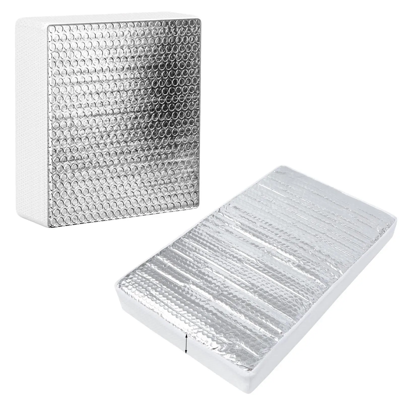 RV Vent Insulator Sponge PP Cloth Aluminum Film Anti Slip Skylight Cover Energy Efficient Shade for Light Trailer