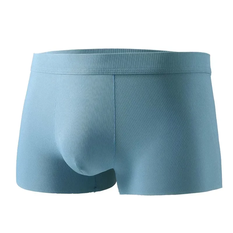 3pcs element ice - silk antibacterial men's underwear. Thin - style and breathable for summer. Men's boxer shorts.