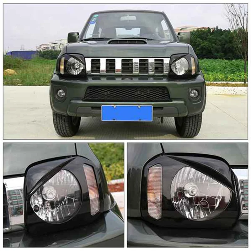 

Накладка на фару Jimny, наклейки для Suzuki Jimny, фара, крышка лампы, капоты