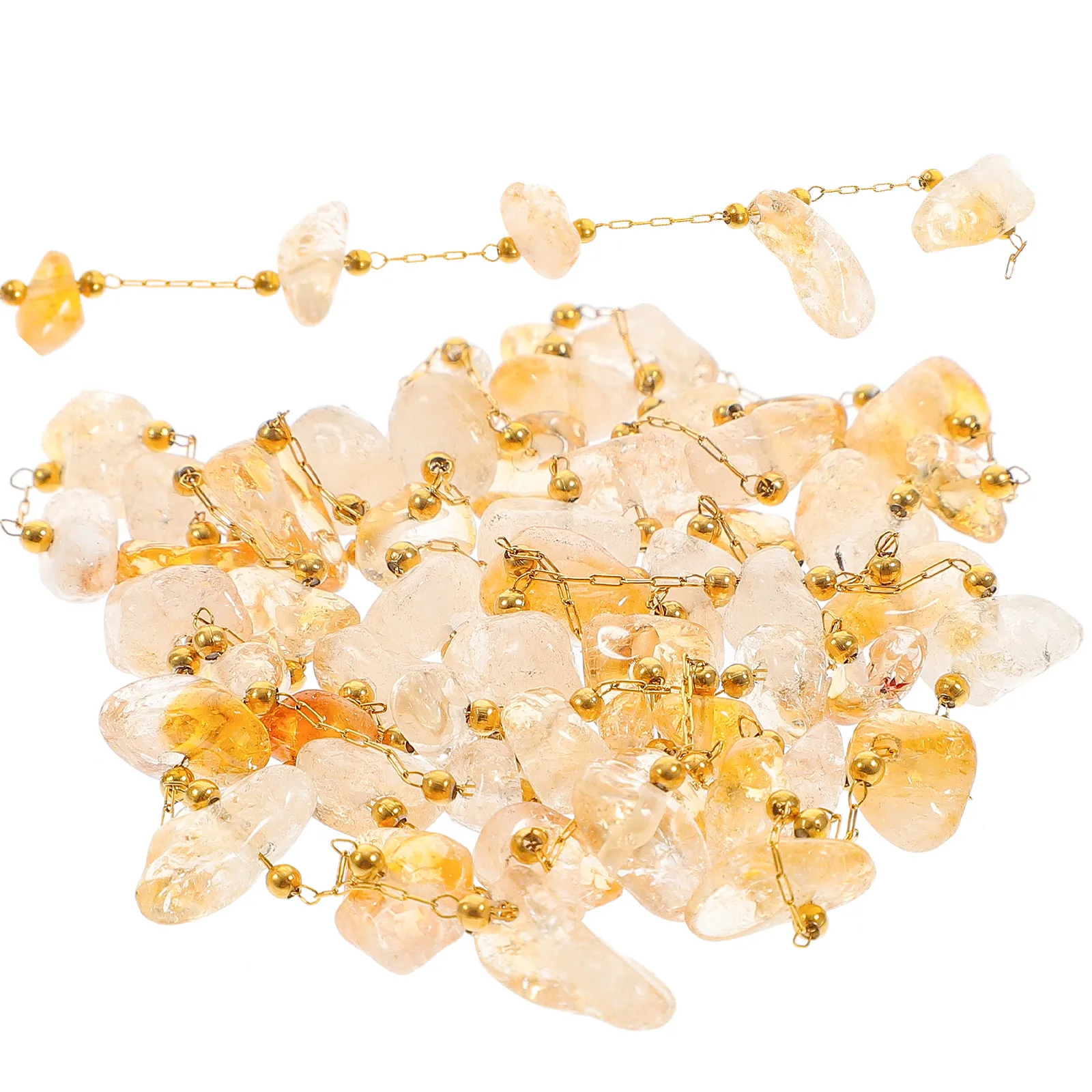 

1 рулон кристаллической цепочки из натурального камня для изготовления ювелирных изделий, поделок своими руками, декоративных цепочек, браслетов, цепочек для ключей, унисекс