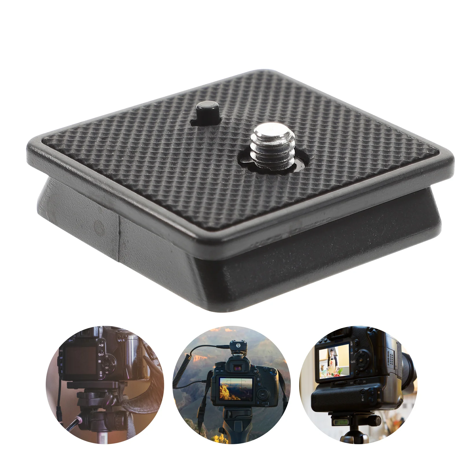 

2pcs Tripod Mount Tripod Quick Release Plate 1/4 Inch Screw Tripod Camera Mount tripod mount adapter tripod accessories