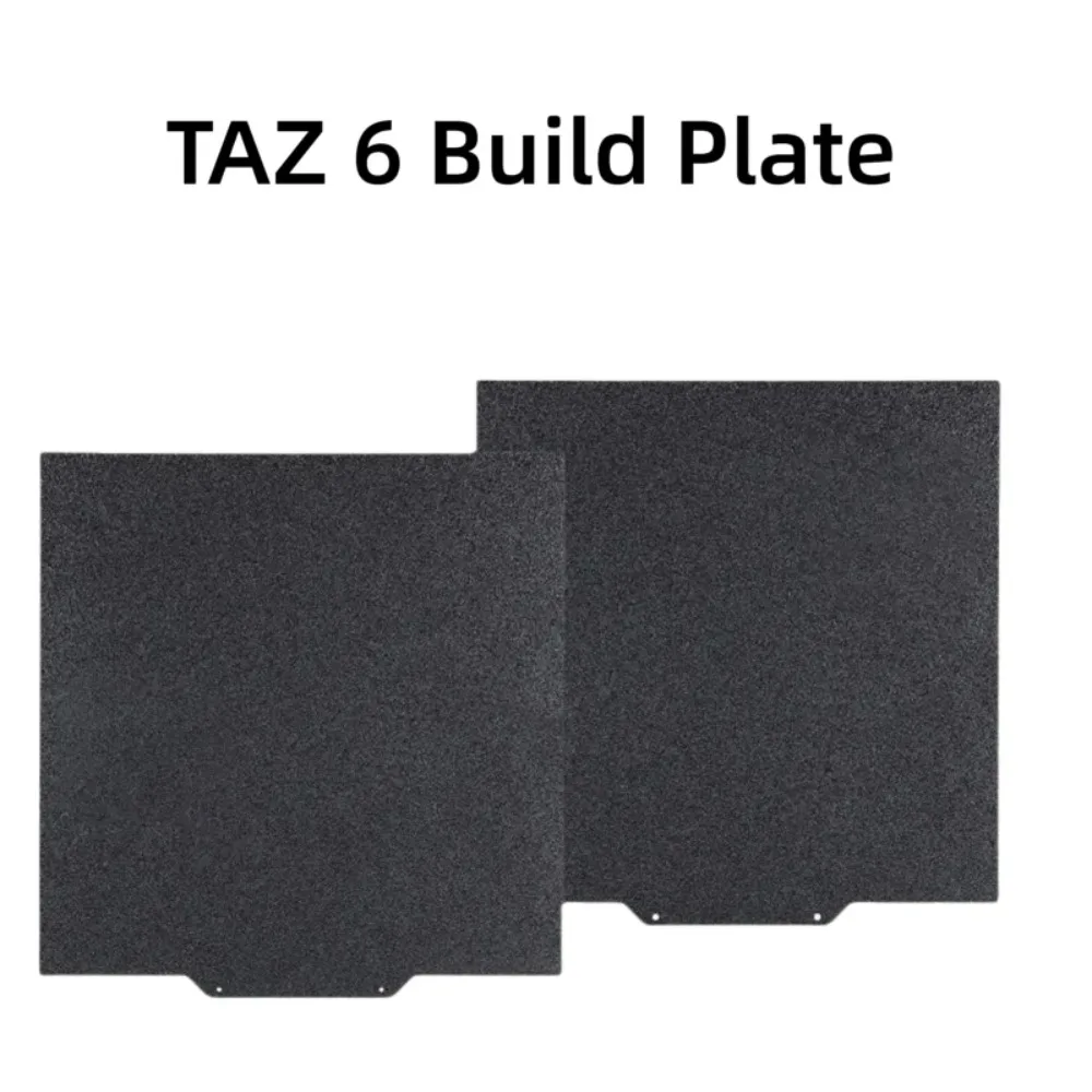 

TAZ 6 Build Plate Double Sided Textured PEI Flex Spring Steel Sheet 300x300mm for LulzBot TAZ Workhorse,Anet A8 Plus 3D Printer