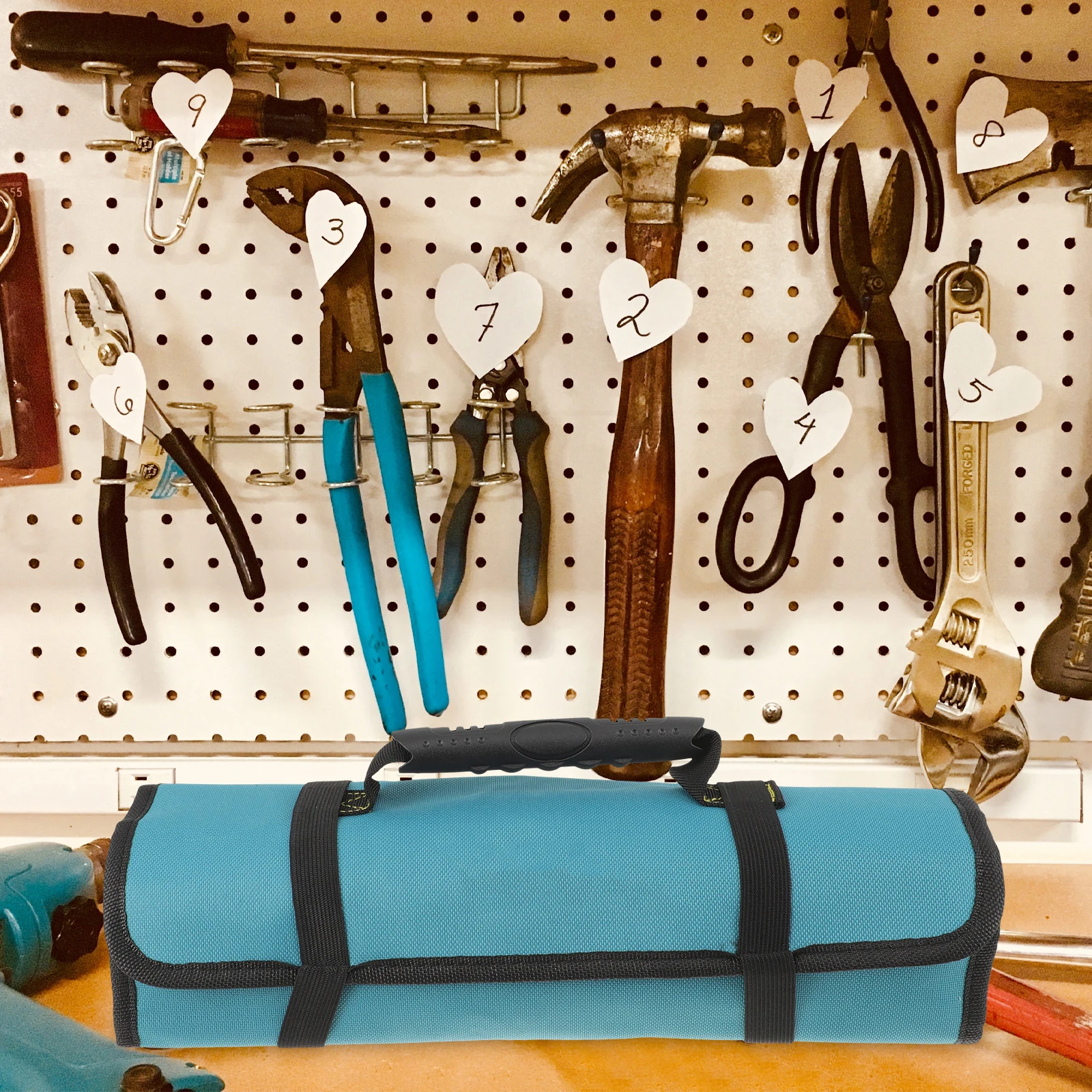 

Toolkit Bags Rolled Pouch Portable Tools Storage Wrench Multi Electrician Professional Roller Rolling